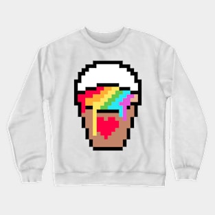 Pixel Rainbow Cup Crewneck Sweatshirt